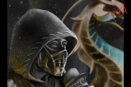 Mortal Kombat Movie Scorpion Close Up
