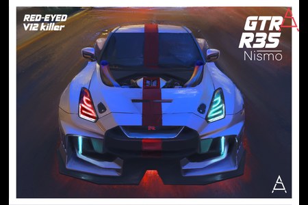 Nissan Gtr R35 Nismo Wide Body Red Eyed Demon