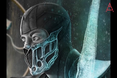 Mortal Kombat Movie Sub Zero Close Up
